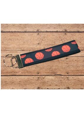 Basketball Wristlet Keyfob / Keychain